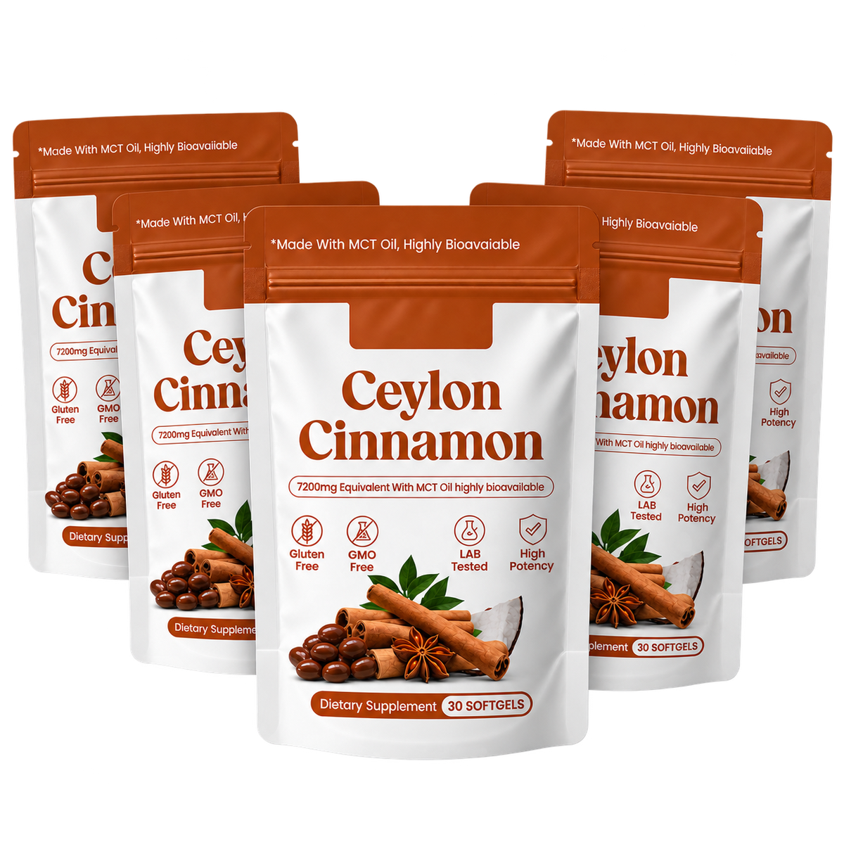 Ceylon Cinnamon 7200mg with MCT Oil